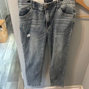 Democracy Gray Straight Jeans